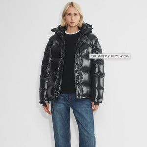 Aritzia The Super Puff™  Hi-Gloss French taffeta premium down puffer jacket ORIG